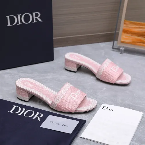 Replica Christian Dior Slippers For Women #1401147 $92.00 USD for Wholesale