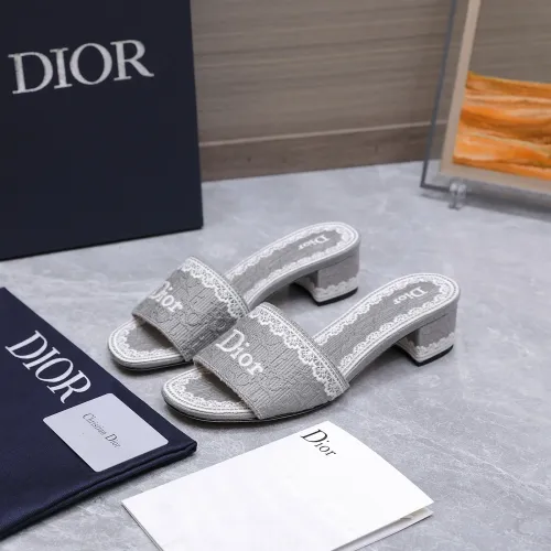 Christian Dior Slippers For Women #1401148 $92.00 USD, Wholesale Replica Christian Dior Slippers