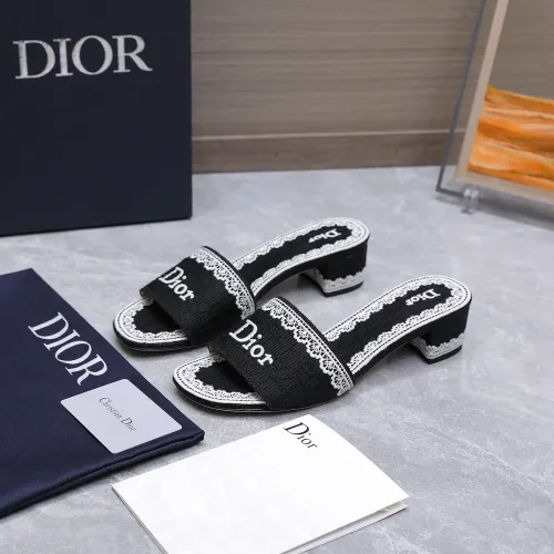 Christian Dior Slippers For Women #1401150 $92.00 USD, Wholesale Replica Christian Dior Slippers