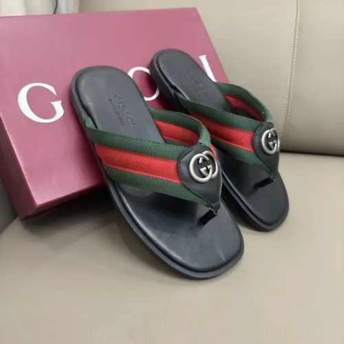 Gucci Slippers For Men #1401163 $64.00 USD, Wholesale Replica Gucci Slippers