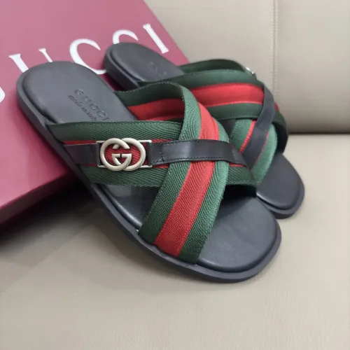 Gucci Slippers For Men #1401164 $64.00 USD, Wholesale Replica Gucci Slippers