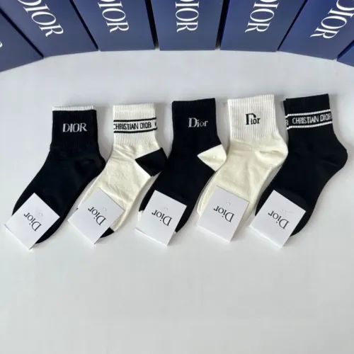 Replica Christian Dior Socks #1401182 $27.00 USD for Wholesale