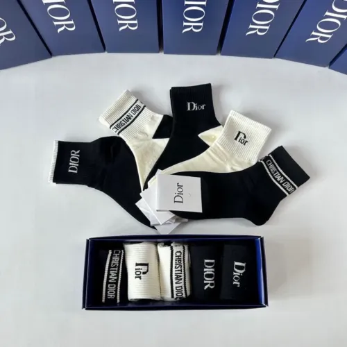 Replica Christian Dior Socks #1401182 $27.00 USD for Wholesale