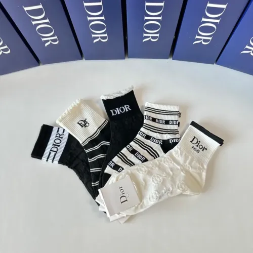 Replica Christian Dior Socks #1401184 $27.00 USD for Wholesale