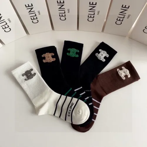Replica Celine Socks #1401185 $29.00 USD for Wholesale