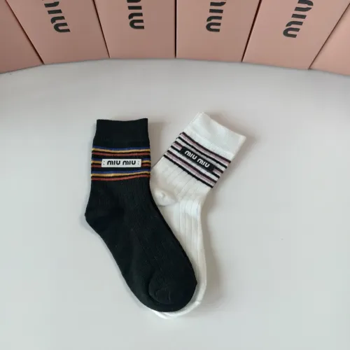 Replica MIU MIU Socks #1401188 $29.00 USD for Wholesale