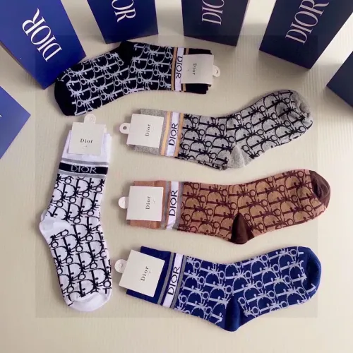 Replica Christian Dior Socks #1401189 $29.00 USD for Wholesale
