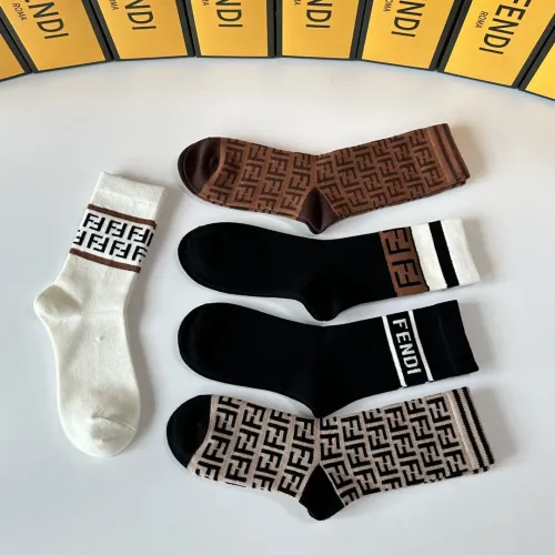 Replica Fendi Socks #1401190 $29.00 USD for Wholesale