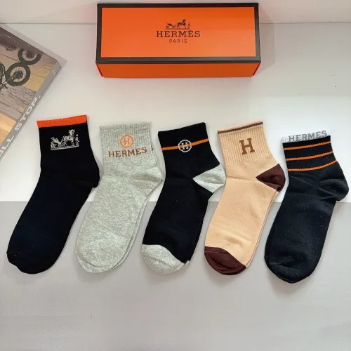 Hermes Socks #1401191 $27.00 USD, Wholesale Replica Hermes Socks