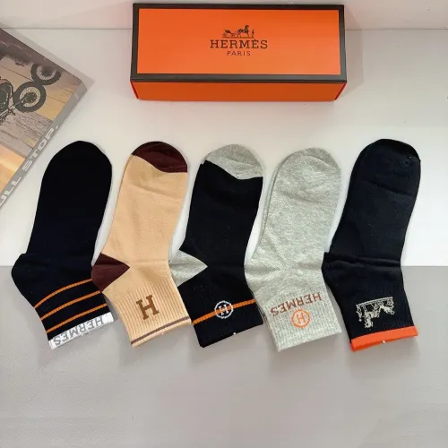 Replica Hermes Socks #1401191 $27.00 USD for Wholesale