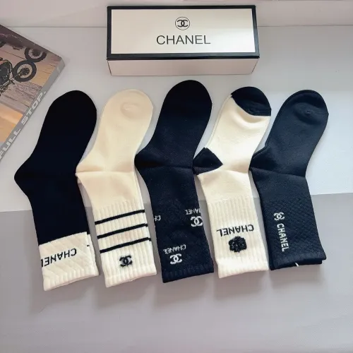 Replica Chanel Socks #1401201 $29.00 USD for Wholesale