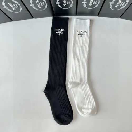 Prada Socks #1401218 $29.00 USD, Wholesale Replica Prada Socks