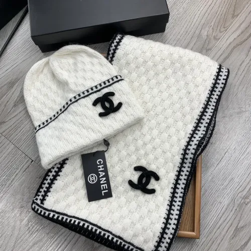 Chanel Hat and Scarf Set #1401270 $52.00 USD, Wholesale Replica Chanel Hat and Scarf and Glove Set