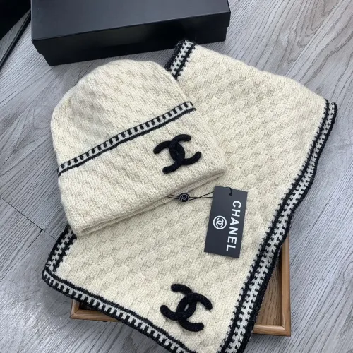 Chanel Hat and Scarf Set #1401271 $52.00 USD, Wholesale Replica Chanel Hat and Scarf and Glove Set