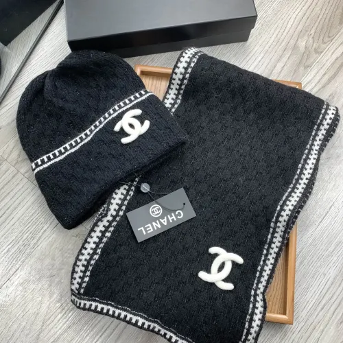 Chanel Hat and Scarf Set #1401273 $52.00 USD, Wholesale Replica Chanel Hat and Scarf and Glove Set