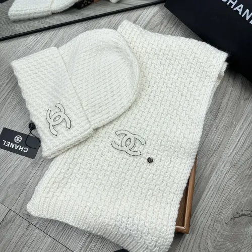 Chanel Hat and Scarf Set #1401274 $52.00 USD, Wholesale Replica Chanel Hat and Scarf and Glove Set