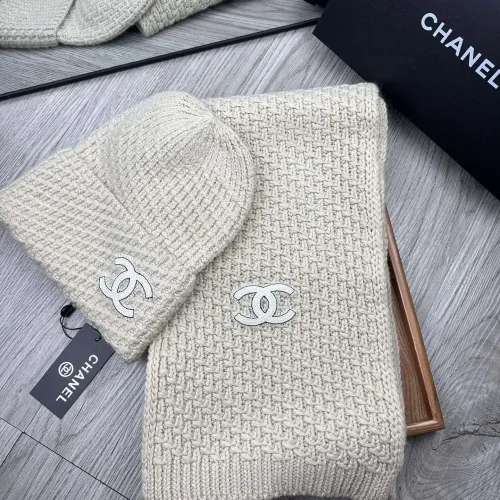 Chanel Hat and Scarf Set #1401275 $52.00 USD, Wholesale Replica Chanel Hat and Scarf and Glove Set