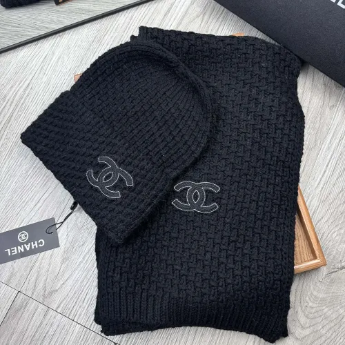 Chanel Hat and Scarf Set #1401278 $52.00 USD, Wholesale Replica Chanel Hat and Scarf and Glove Set