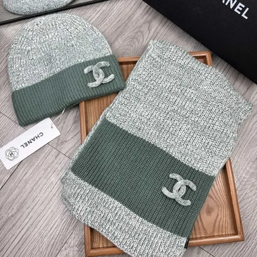 Chanel Hat and Scarf Set #1401281 $52.00 USD, Wholesale Replica Chanel Hat and Scarf and Glove Set
