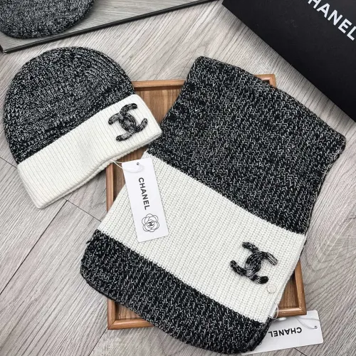 Chanel Hat and Scarf Set #1401284 $52.00 USD, Wholesale Replica Chanel Hat and Scarf and Glove Set