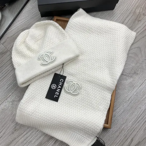 Chanel Hat and Scarf Set #1401285 $52.00 USD, Wholesale Replica Chanel Hat and Scarf and Glove Set
