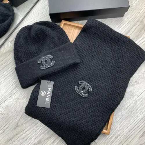 Chanel Hat and Scarf Set #1401286 $52.00 USD, Wholesale Replica Chanel Hat and Scarf and Glove Set