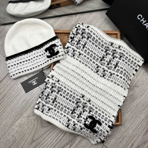 Chanel Hat and Scarf Set #1401287 $52.00 USD, Wholesale Replica Chanel Hat and Scarf and Glove Set