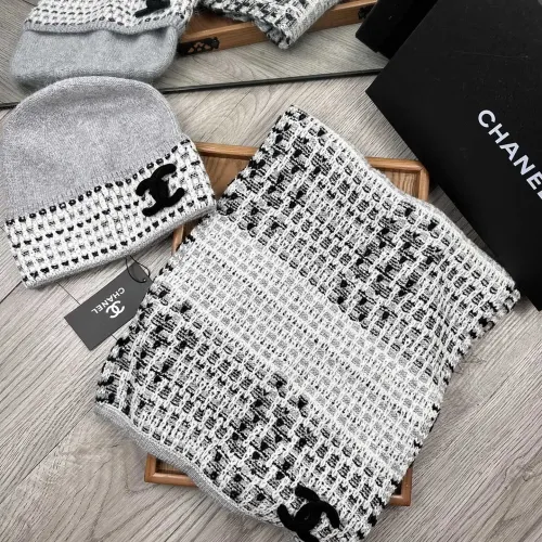 Chanel Hat and Scarf Set #1401288 $52.00 USD, Wholesale Replica Chanel Hat and Scarf and Glove Set