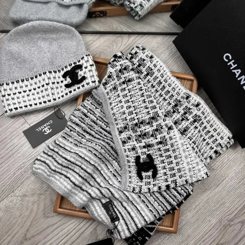 Replica Chanel Hat and Scarf Set #1401288 $52.00 USD for Wholesale