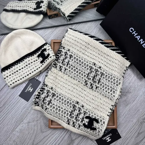 Chanel Hat and Scarf Set #1401289 $52.00 USD, Wholesale Replica Chanel Hat and Scarf and Glove Set