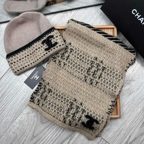 Chanel Hat and Scarf Set #1401290 $52.00 USD, Wholesale Replica Chanel Hat and Scarf and Glove Set