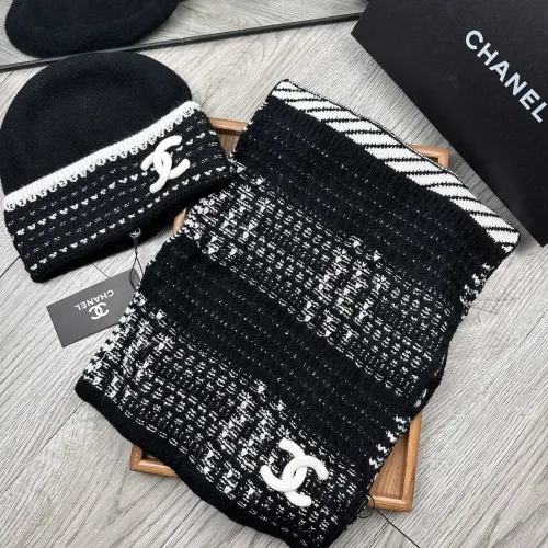 Chanel Hat and Scarf Set #1401291 $52.00 USD, Wholesale Replica Chanel Hat and Scarf and Glove Set