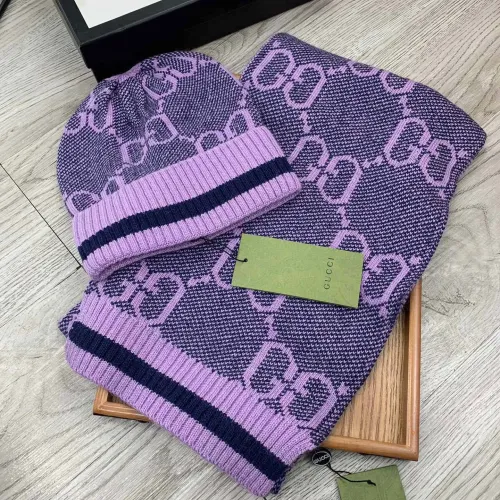 Gucci Hat and Scarf Set #1401303 $52.00 USD, Wholesale Replica Gucci Hat and Scarf and Glove Set