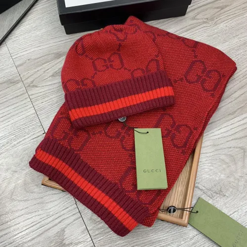 Gucci Hat and Scarf Set #1401304 $52.00 USD, Wholesale Replica Gucci Hat and Scarf and Glove Set