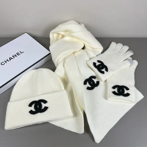 Replica Chanel Hat and Scarf and Glove Set #1401309 $52.00 USD for Wholesale