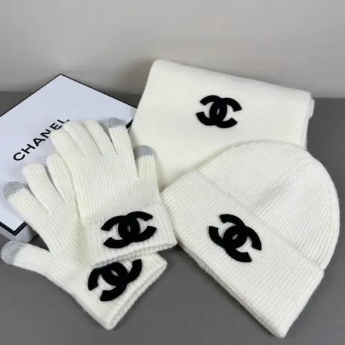 Replica Chanel Hat and Scarf and Glove Set #1401309 $52.00 USD for Wholesale
