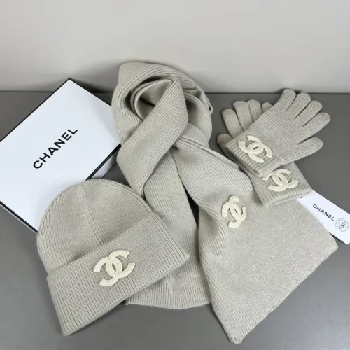 Replica Chanel Hat and Scarf and Glove Set #1401310 $52.00 USD for Wholesale