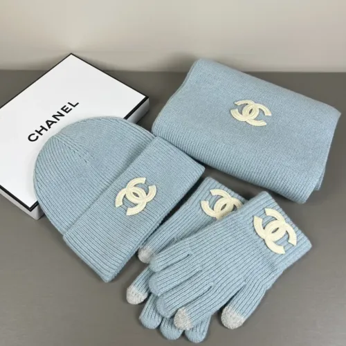 Chanel Hat and Scarf and Glove Set #1401311 $52.00 USD, Wholesale Replica Chanel Hat and Scarf and Glove Set