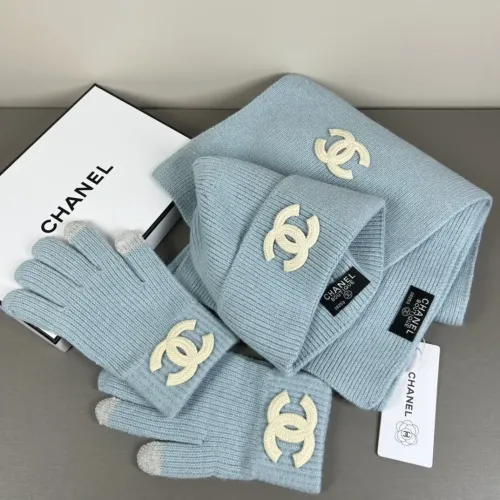 Replica Chanel Hat and Scarf and Glove Set #1401311 $52.00 USD for Wholesale