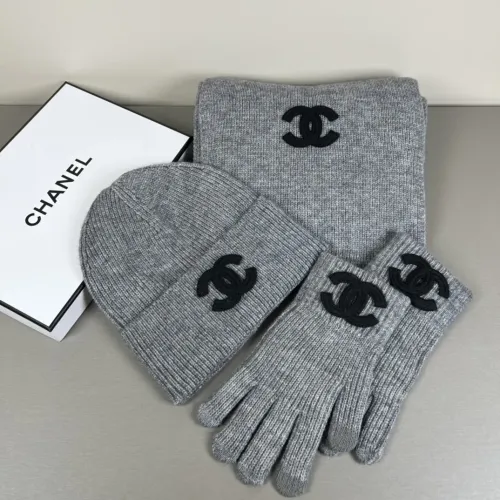 Chanel Hat and Scarf and Glove Set #1401312 $52.00 USD, Wholesale Replica Chanel Hat and Scarf and Glove Set