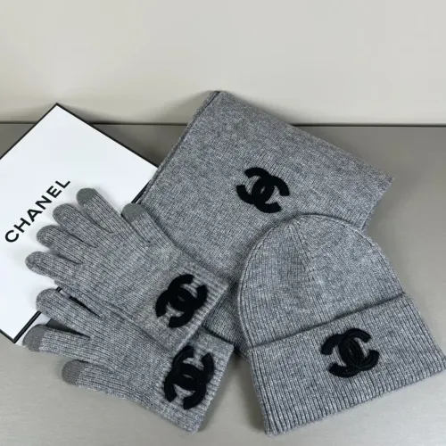 Replica Chanel Hat and Scarf and Glove Set #1401312 $52.00 USD for Wholesale