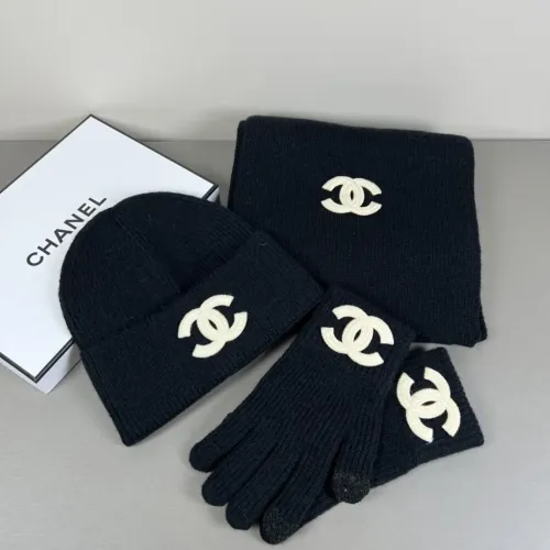 Chanel Hat and Scarf and Glove Set #1401313 $52.00 USD, Wholesale Replica Chanel Hat and Scarf and Glove Set