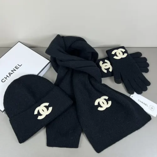 Replica Chanel Hat and Scarf and Glove Set #1401313 $52.00 USD for Wholesale