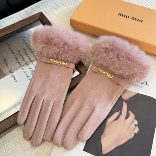 MIU MIU Gloves For Women #1401330 $39.00 USD, Wholesale Replica MIU MIU Gloves