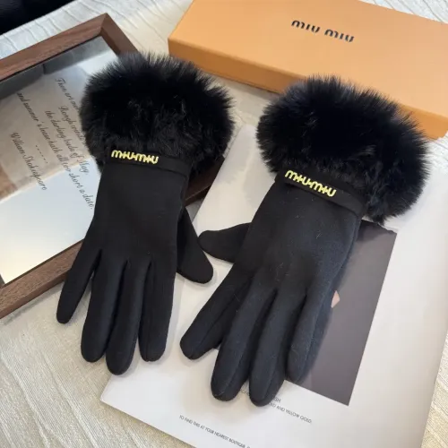 MIU MIU Gloves For Women #1401332 $39.00 USD, Wholesale Replica MIU MIU Gloves
