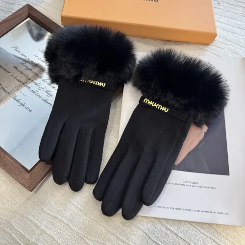 Replica MIU MIU Gloves For Women #1401332 $39.00 USD for Wholesale