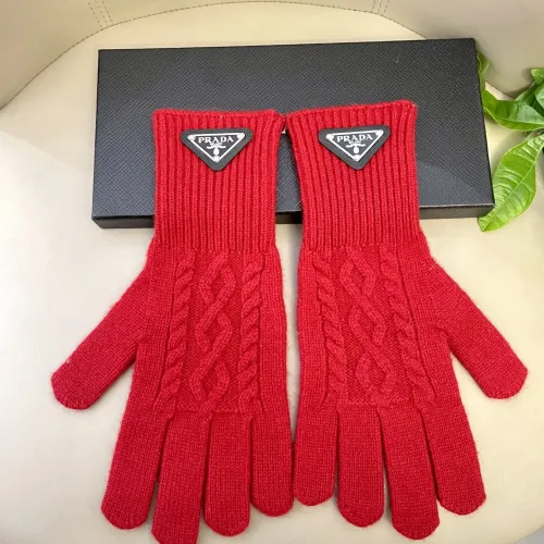 Prada Gloves #1401349 $40.00 USD, Wholesale Replica Prada Gloves
