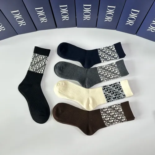Replica Christian Dior Socks #1401406 $29.00 USD for Wholesale