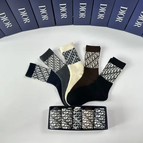Replica Christian Dior Socks #1401406 $29.00 USD for Wholesale