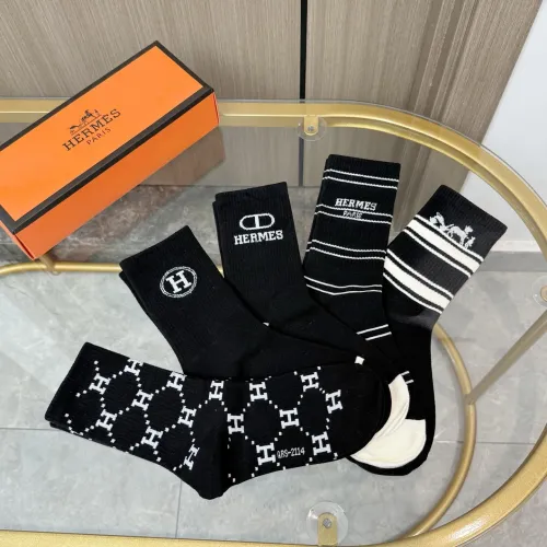 Replica Hermes Socks #1401466 $29.00 USD for Wholesale